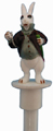 ALICE PENCIL & TOPPER - WHITE RABBIT WITH WATCH